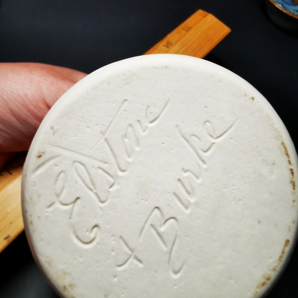 Small Hand Painted Pottery Bud Vase - Picture 9 of 14